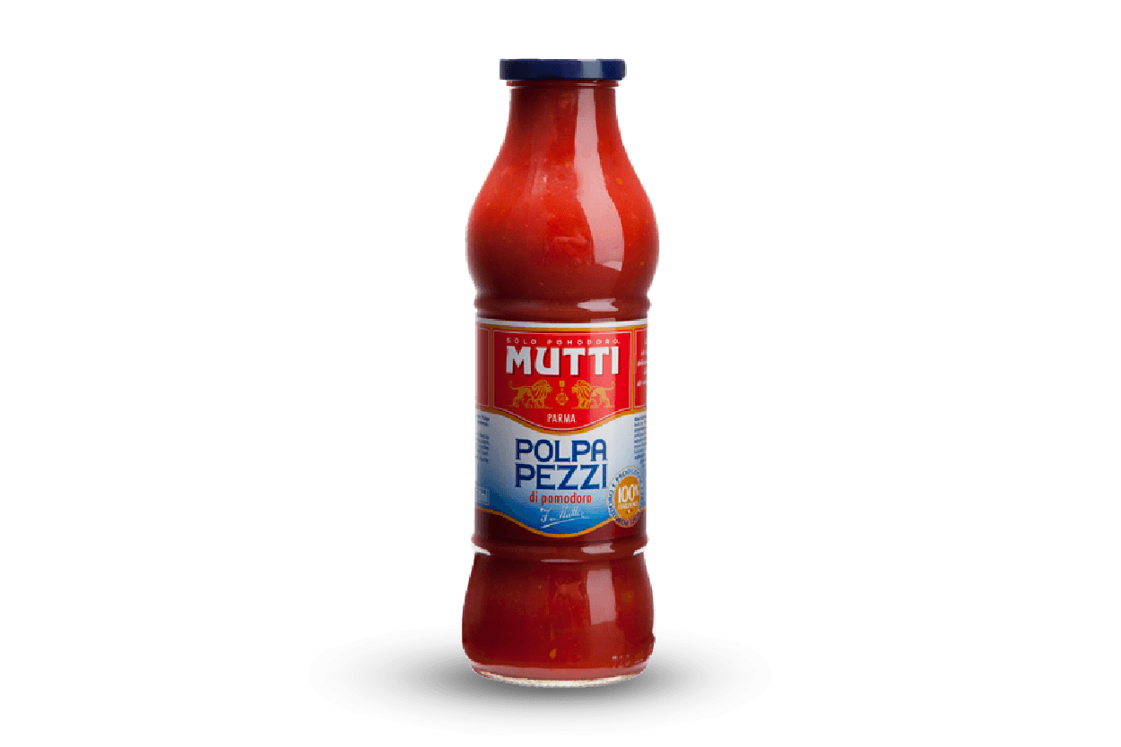 Mutti קוביות עגבניות מקולפות