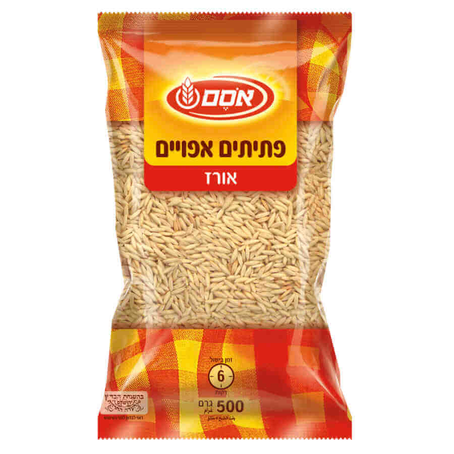 אסם פתיתים אפויים אורז